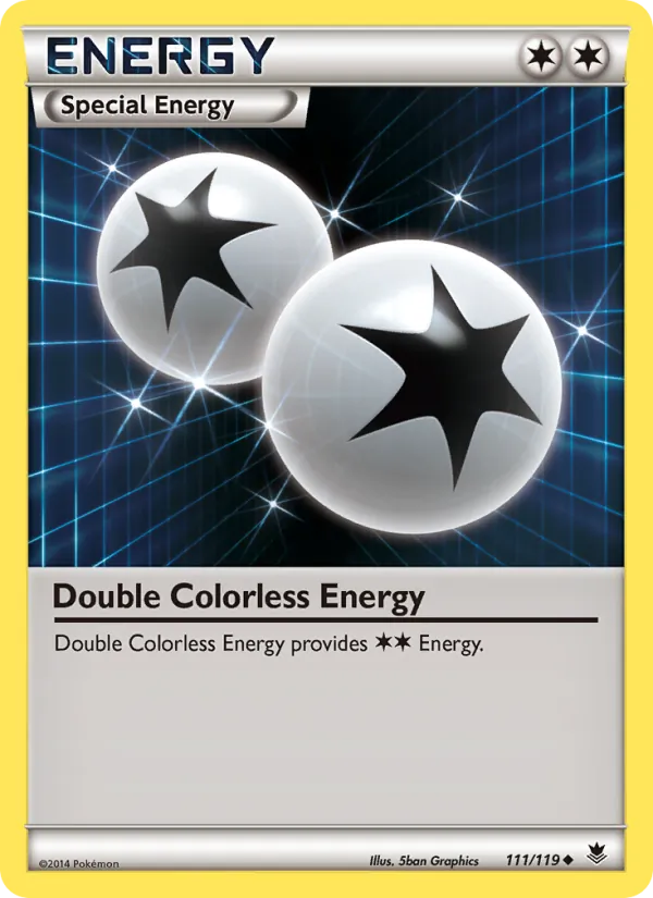 Double Colorless Energy #111 – Phantom Forces card