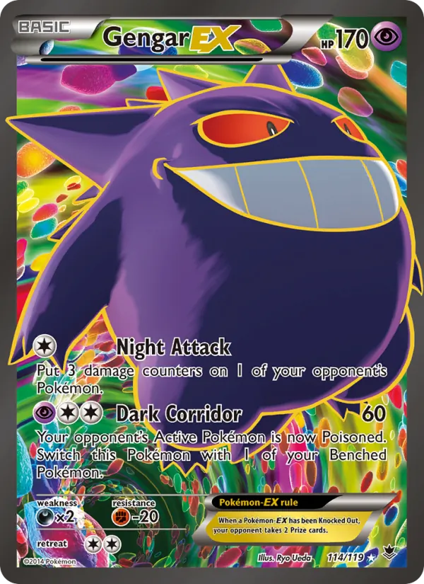 Gengar EX #114 – Phantom Forces card