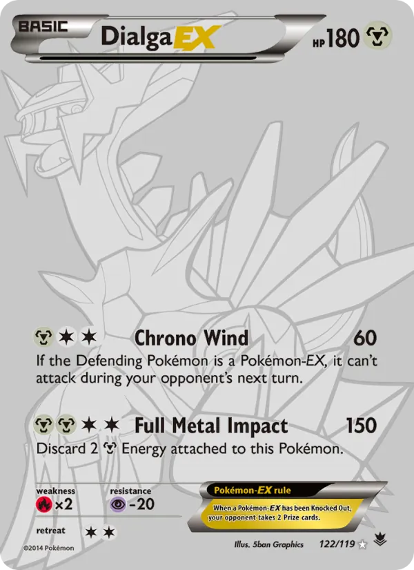Dialga EX #122 – Phantom Forces card