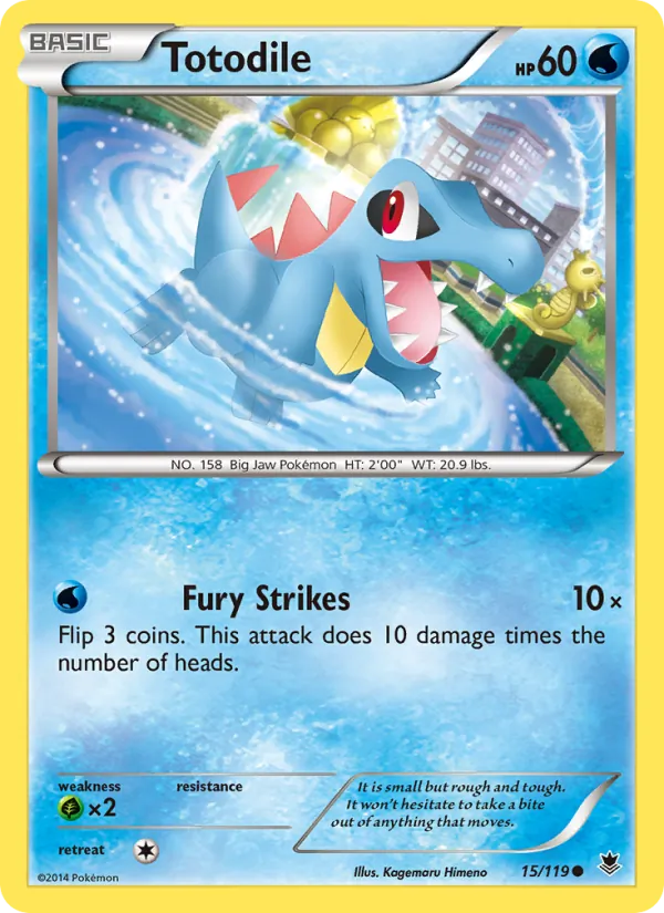 Totodile #15 – Phantom Forces card
