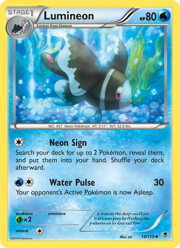 Lumineon #19 – Phantom Forces card