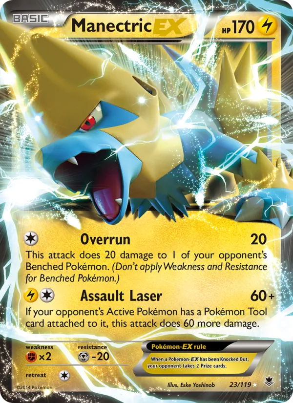 Manectric EX #23 – Phantom Forces card