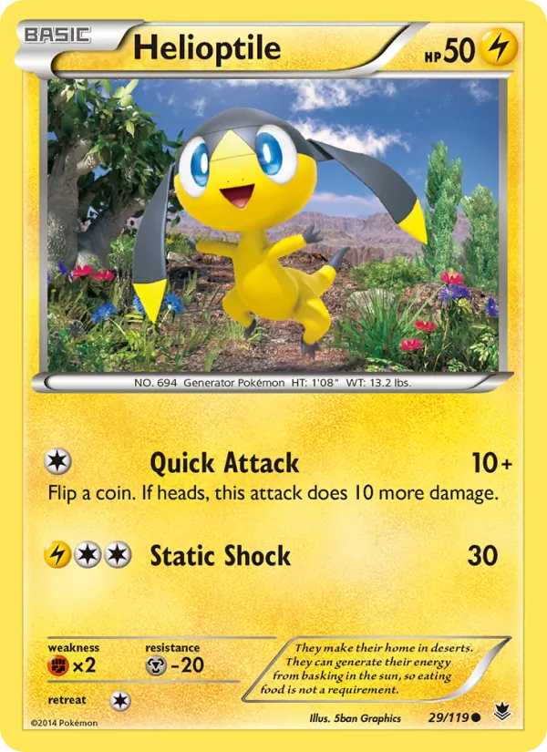 Helioptile #29 – Phantom Forces card