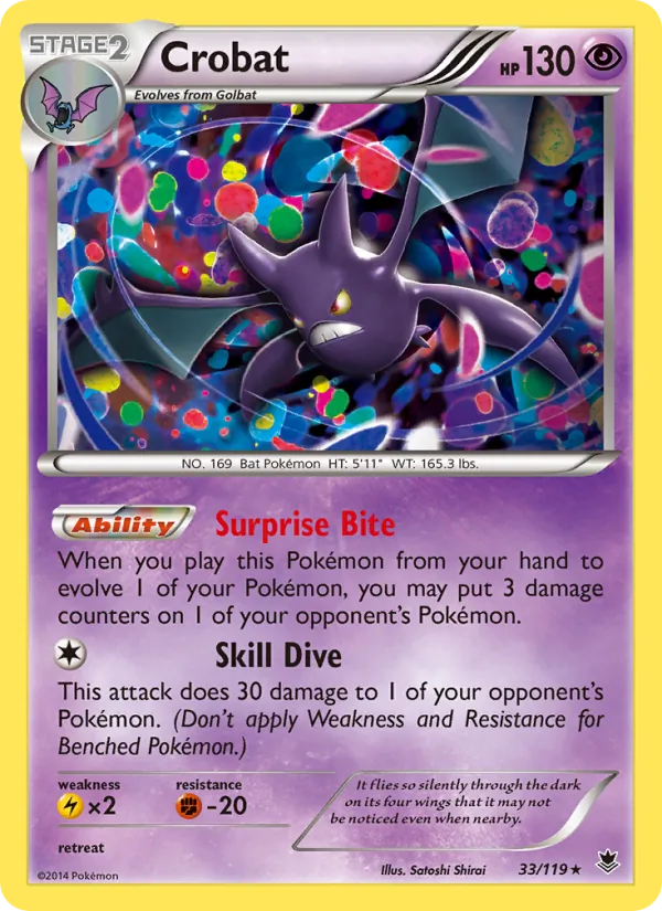 Crobat #33 – Phantom Forces card