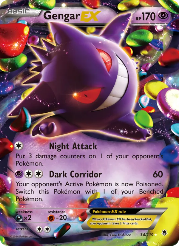 Gengar EX #34 – Phantom Forces card