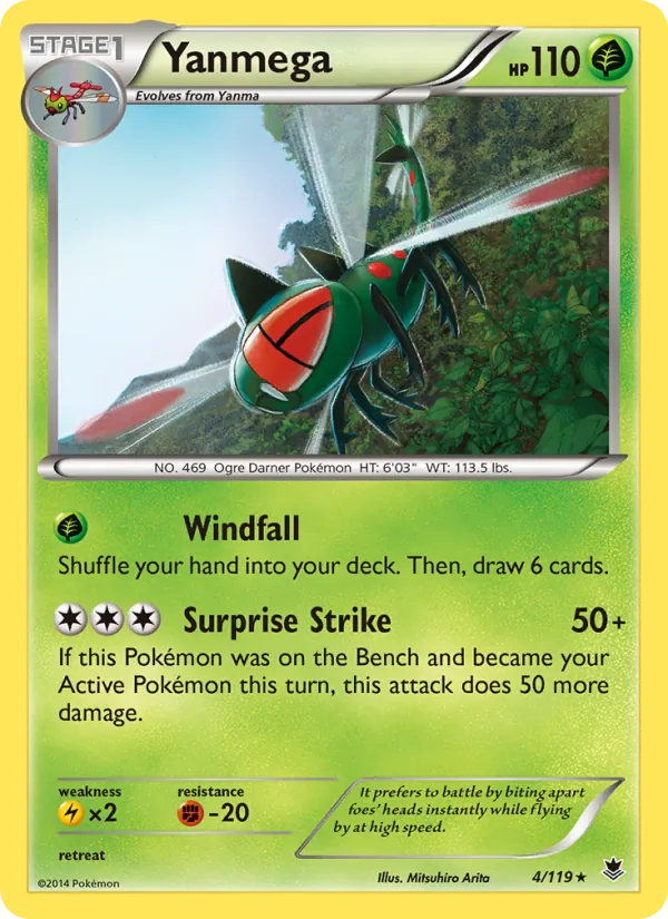 Yanmega #4 – Phantom Forces card