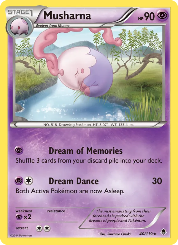 Musharna #40 – Phantom Forces card