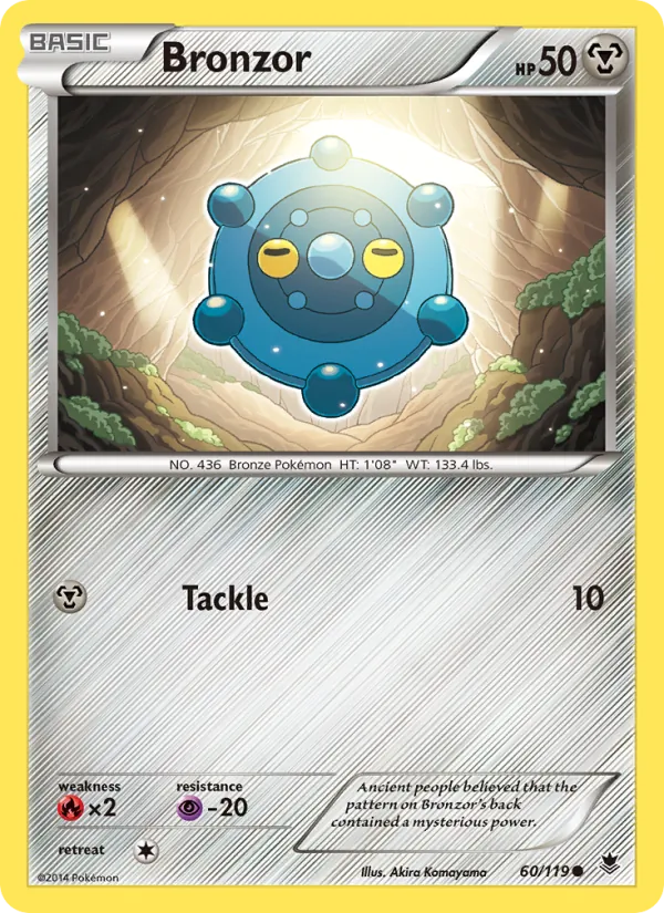 Bronzor #60 – Phantom Forces card