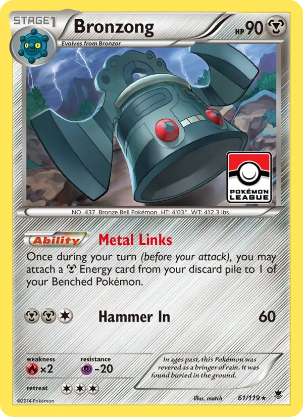 Bronzong #61 – Phantom Forces card