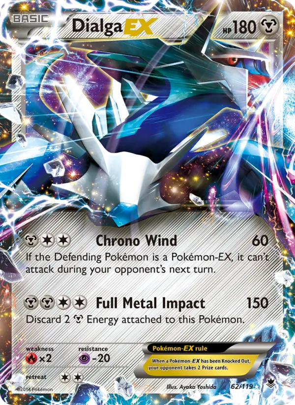 Dialga EX #62 – Phantom Forces card