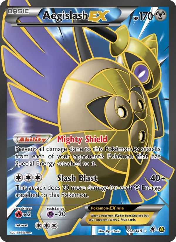 Aegislash EX #65 – Phantom Forces card