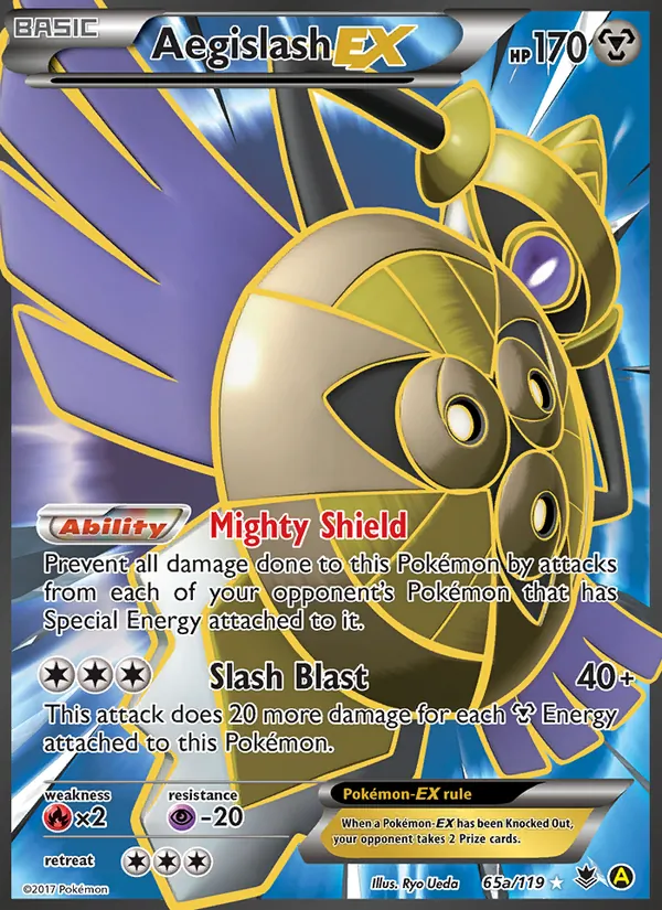 Aegislash EX #65a – Phantom Forces card