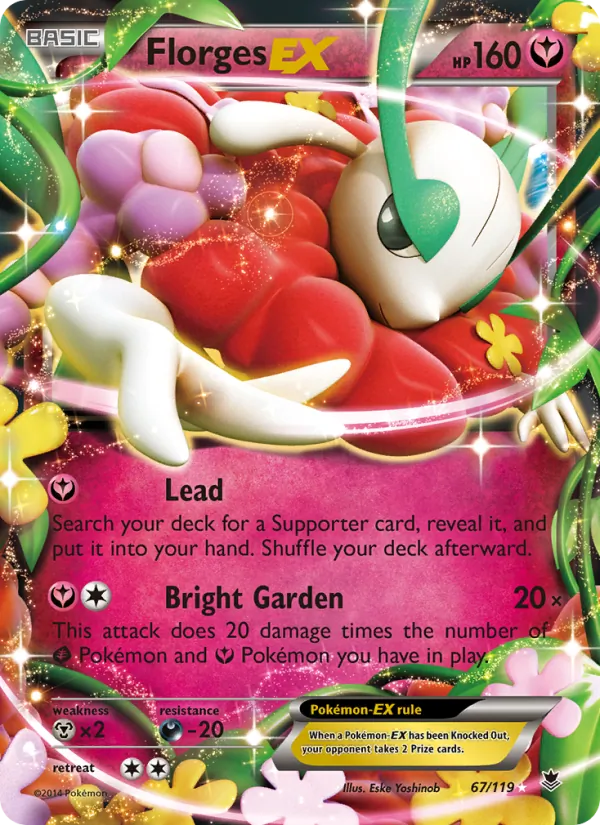 Florges EX #67 – Phantom Forces card