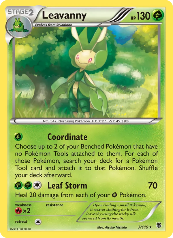 Leavanny #7 – Phantom Forces card