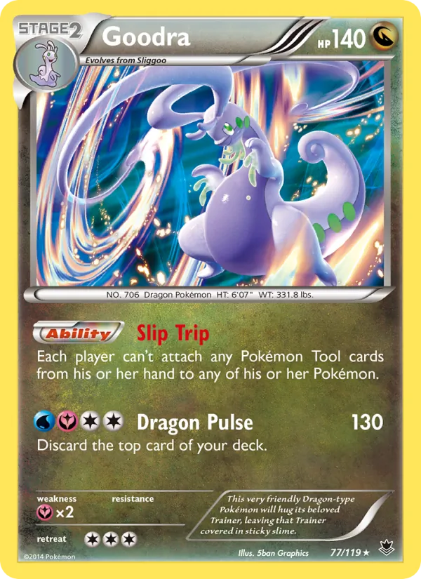Goodra #77 – Phantom Forces card