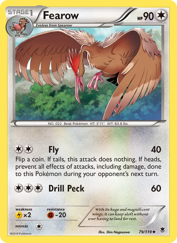 Fearow #79 – Phantom Forces card