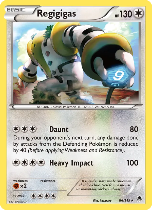 Regigigas #86 – Phantom Forces card