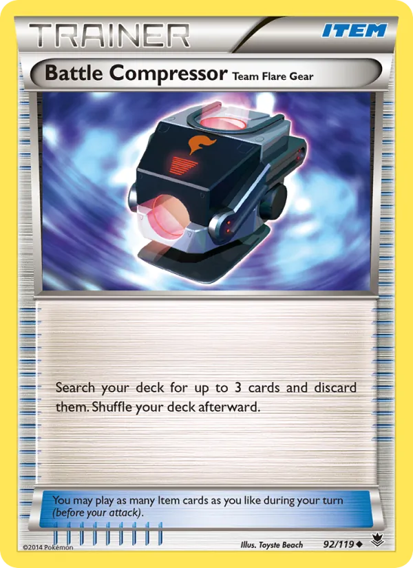 Battle Compressor Team Flare Gear #92 – Phantom Forces card