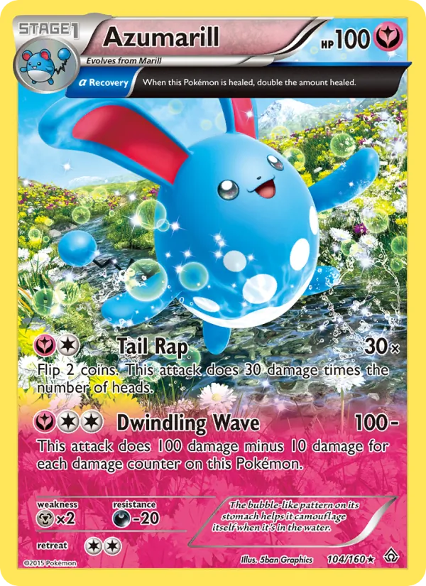 Azumarill #104 – Primal Clash card