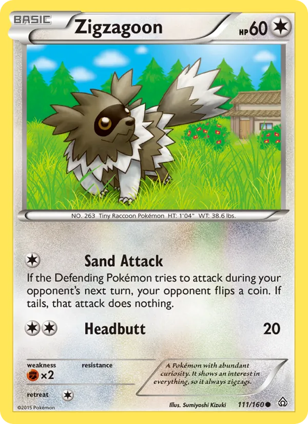 Zigzagoon #111 – Primal Clash card