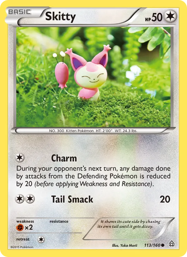 Skitty #113 – Primal Clash card