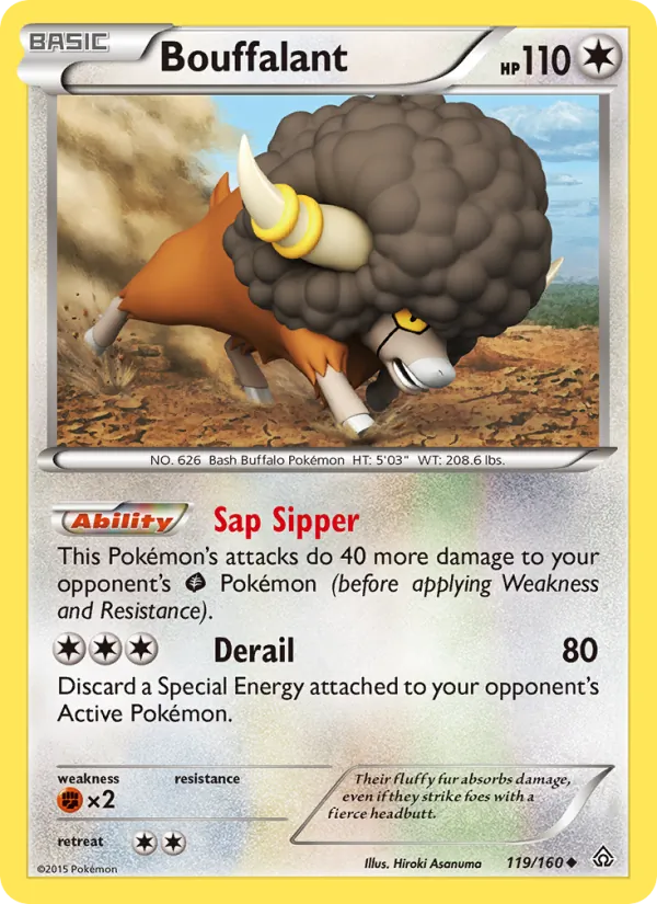 Bouffalant #119 – Primal Clash card
