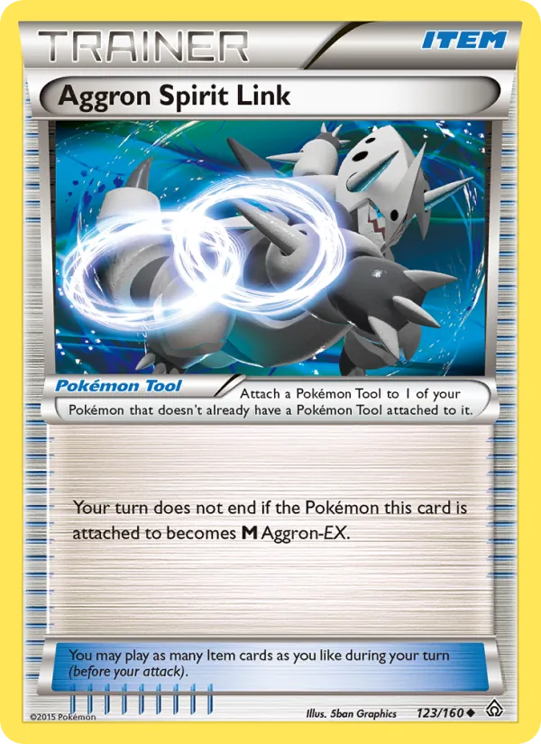 Aggron Spirit Link #123 – Primal Clash card