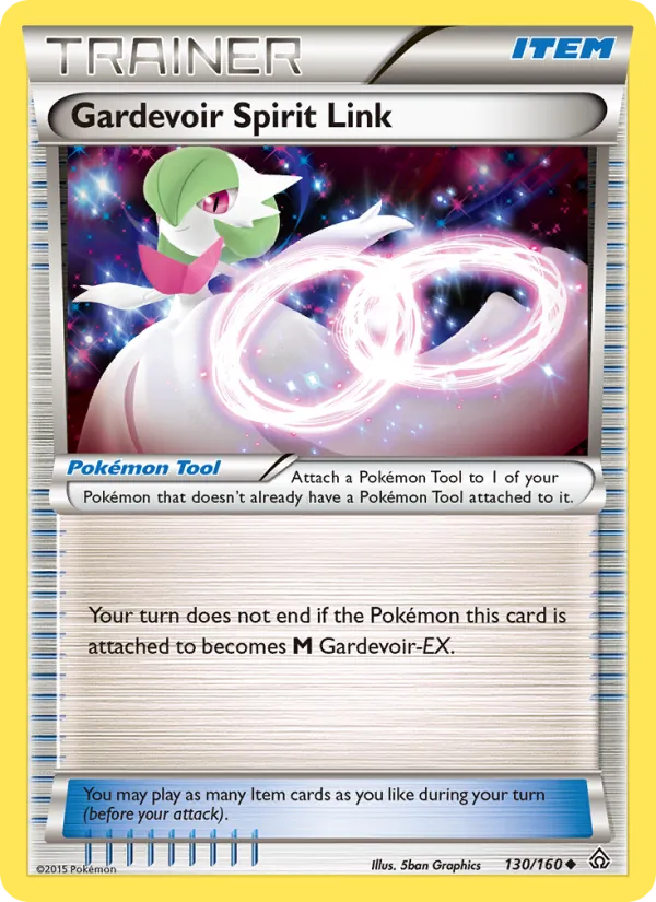 Gardevoir Spirit Link #130 – Primal Clash card