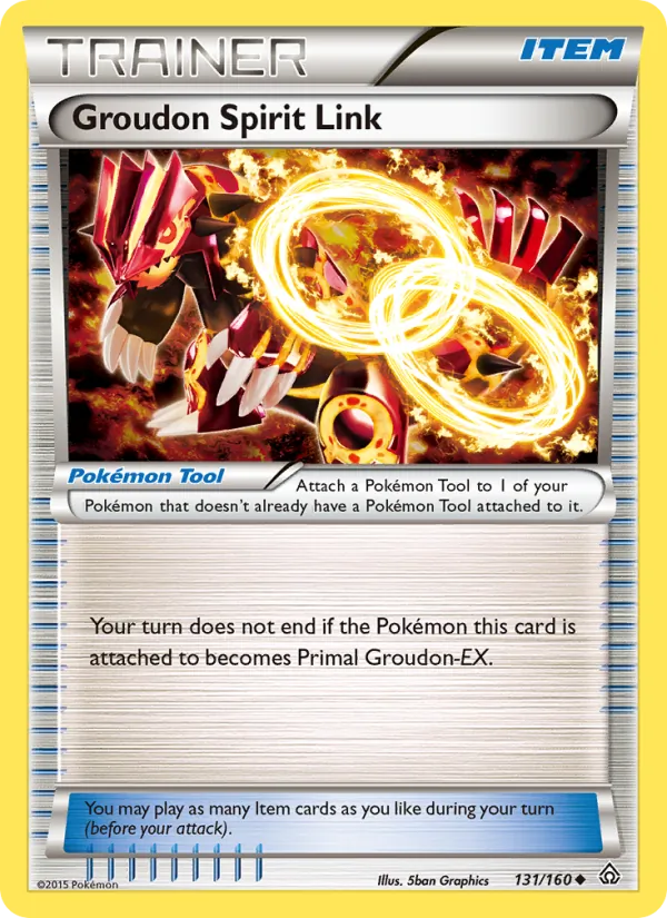 Groudon Spirit Link #131 – Primal Clash card