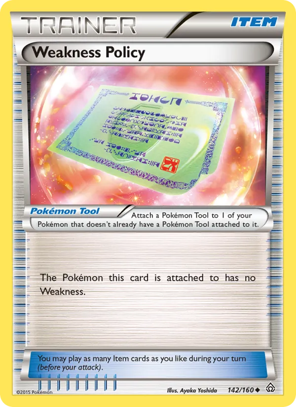 Weakness Policy #142 – Primal Clash card