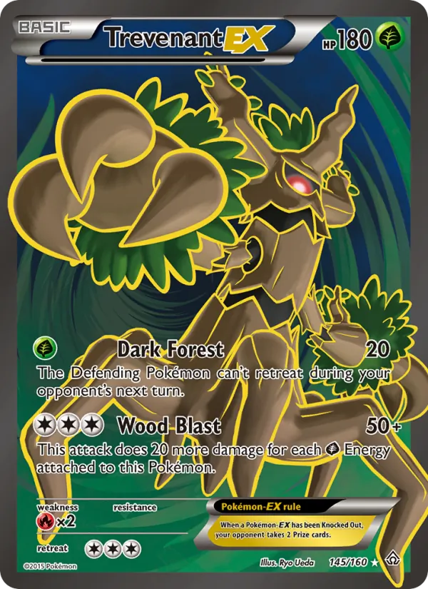 Trevenant EX #145 – Primal Clash card