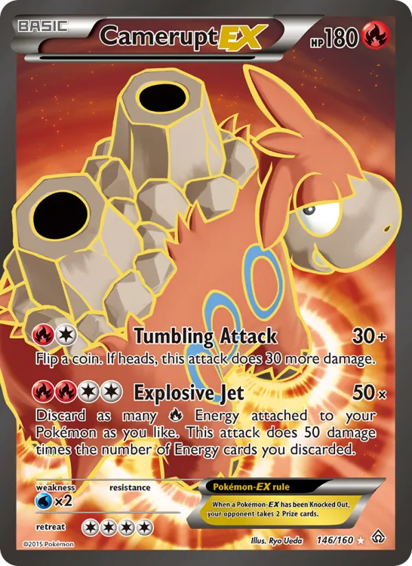 Camerupt EX #146 – Primal Clash card