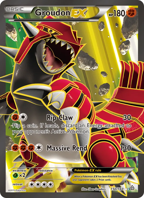 Groudon EX #150 – Primal Clash card