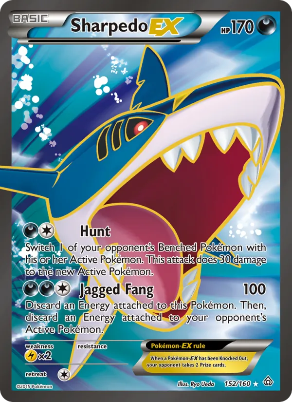 Sharpedo EX #152 – Primal Clash card