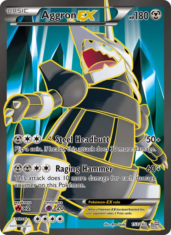 Aggron EX #153 – Primal Clash card