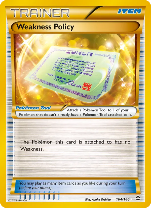 Weakness Policy #164 – Primal Clash card