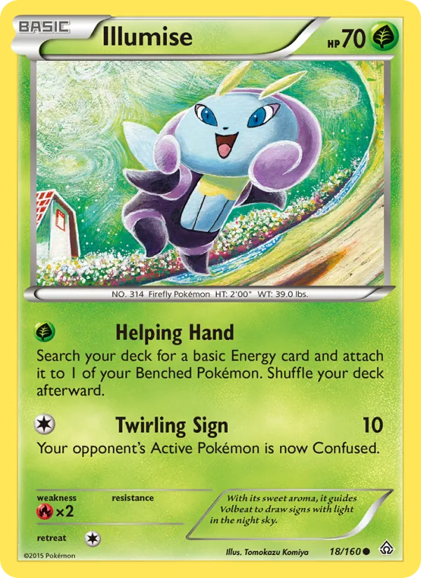 Illumise #18 – Primal Clash card
