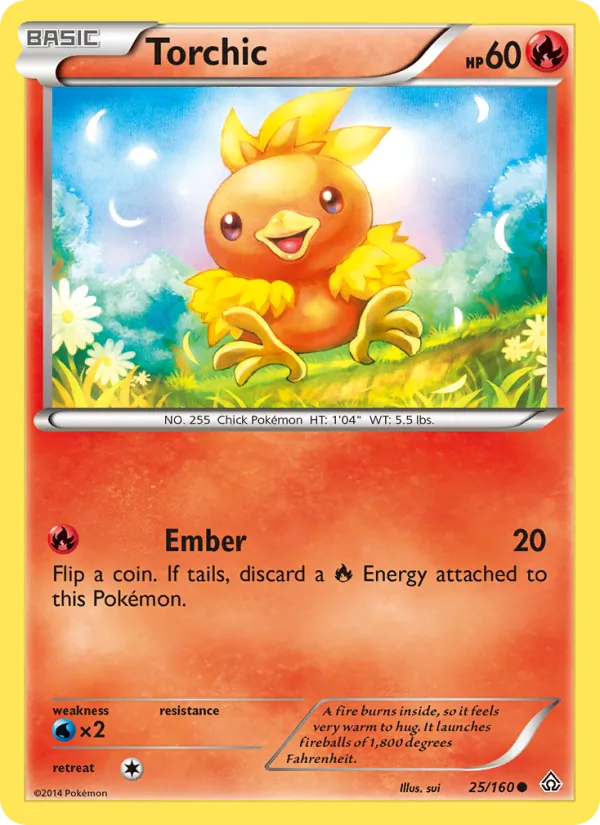 Torchic #25 – Primal Clash card
