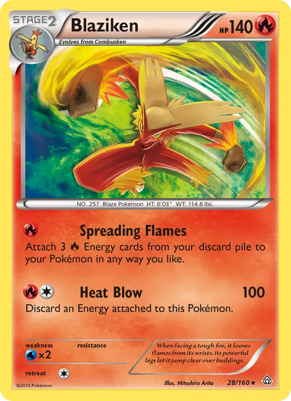Blaziken #28 – Primal Clash card