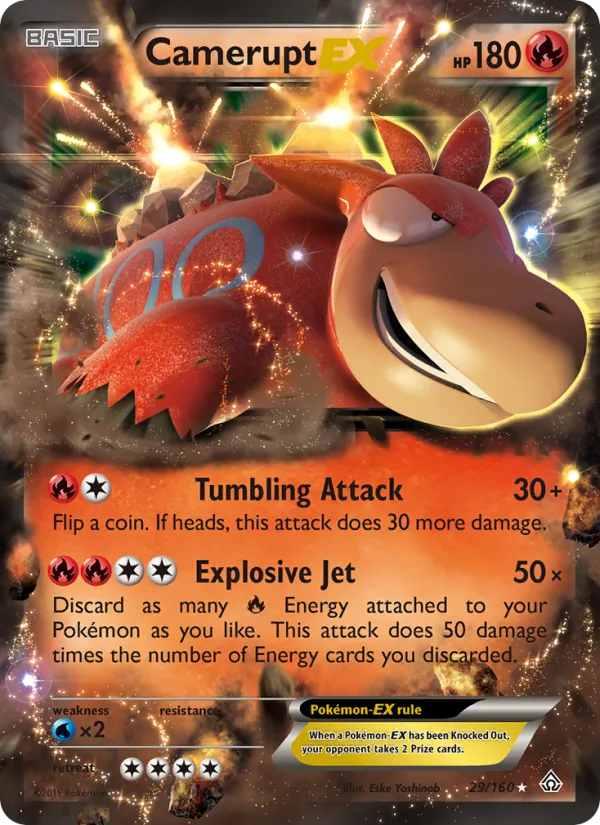 Camerupt EX #29 – Primal Clash card