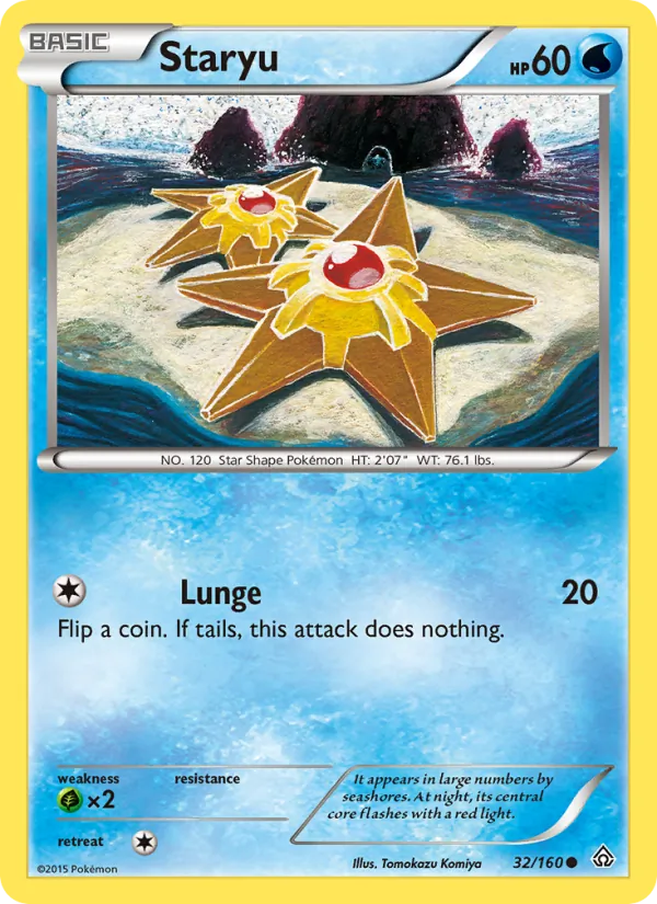 Staryu #32 – Primal Clash card