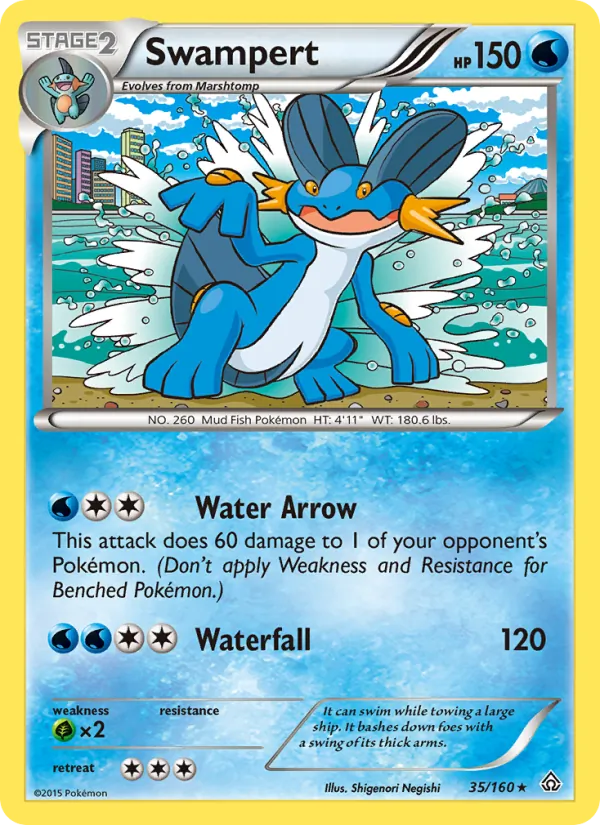 Swampert #35 – Primal Clash card