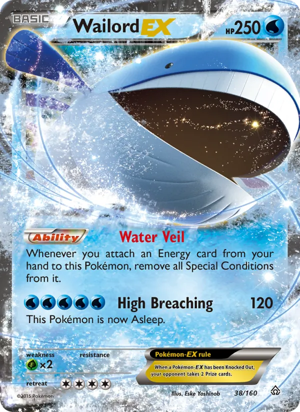 Wailord EX #38 – Primal Clash card