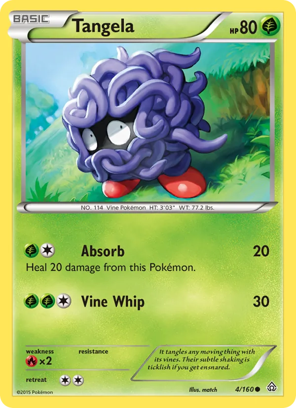 Tangela #4 – Primal Clash card