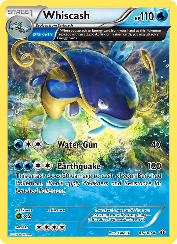 Whiscash #41 – Primal Clash card
