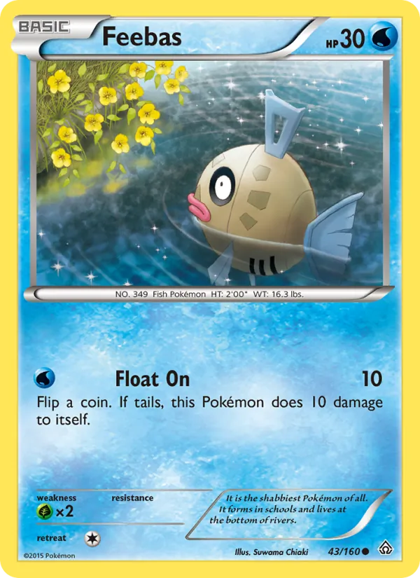 Feebas #43 – Primal Clash card