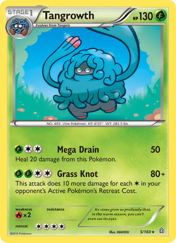 Tangrowth #5 – Primal Clash card