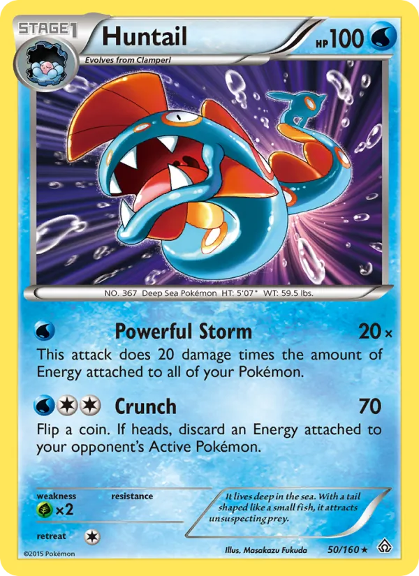 Huntail #50 – Primal Clash card