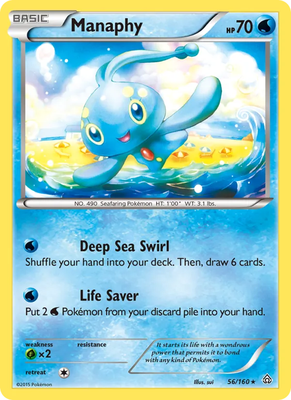 Manaphy #56 – Primal Clash card