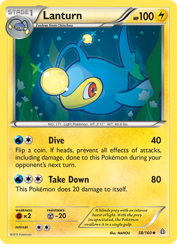 Lanturn #58 – Primal Clash card